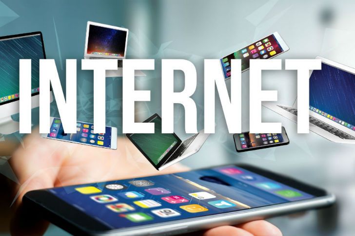 Internet call to action spelled out on computer screen