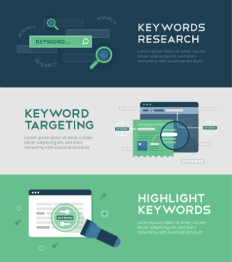 SEO service provider keyword targeting infographic