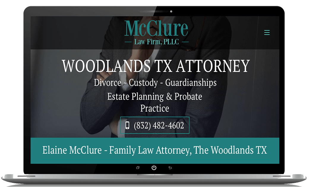 Affordable website design for attorneys screenshot