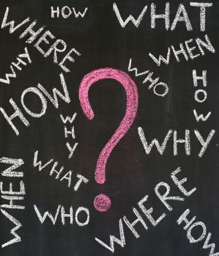 Question mark saying whats next step in League City TX web design process