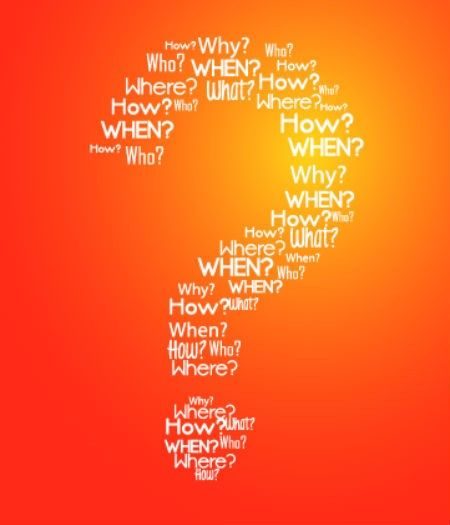 Whats next in Spring TX web design company process orange question mark