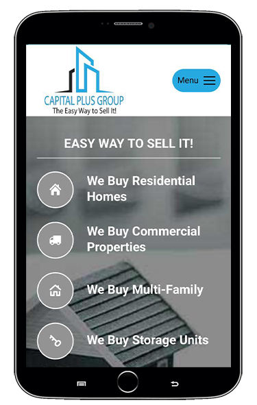 Home buyer mobile website design.